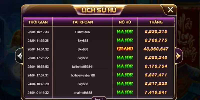 Người chơi nhận thưởng khủng khi tham gia săn cá