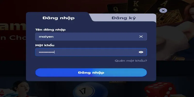 Quy trình từng bước đăng nhập thành công